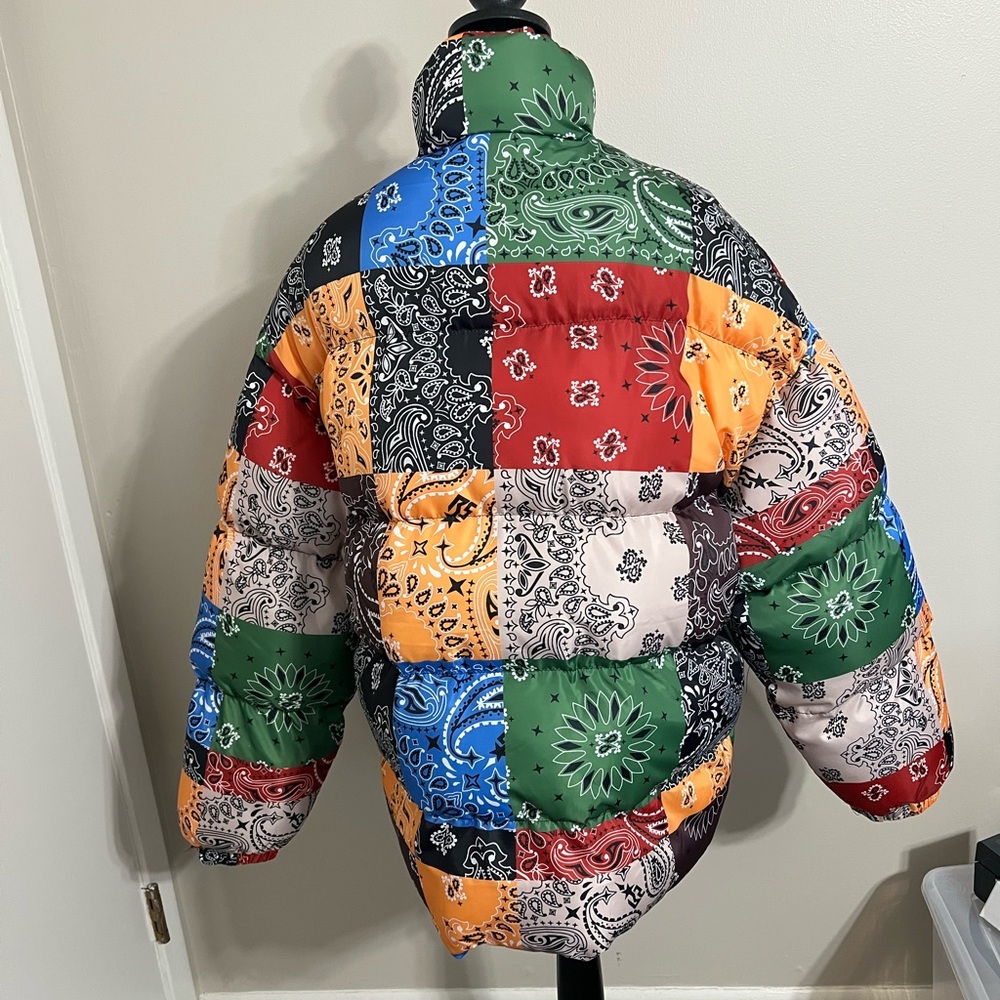 Colorful Patchwork Men’s Jacket - image 2